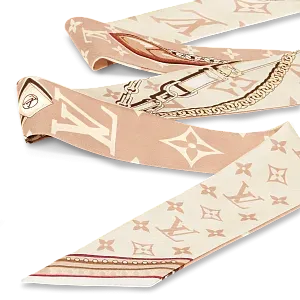 Louis Vuitton Шелковая лента Monogram Ultimate BB Beige - фото 3