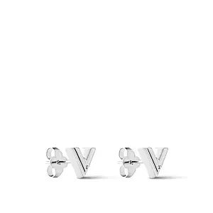 Louis Vuitton Серьги-пусеты Essential V Silver - фото 3
