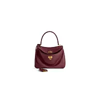 Balenciaga Сумка Rodeo мини формата Dark Burgundy - фото 1