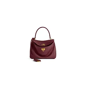 Balenciaga Сумка Rodeo мини формата Dark Burgundy - фото 1