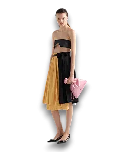 Prada Сумка Wish silk duchesse pouch - фото 2