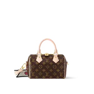 Louis Vuitton Сумка Speedy 20 с плечевым ремнем Black - фото 1