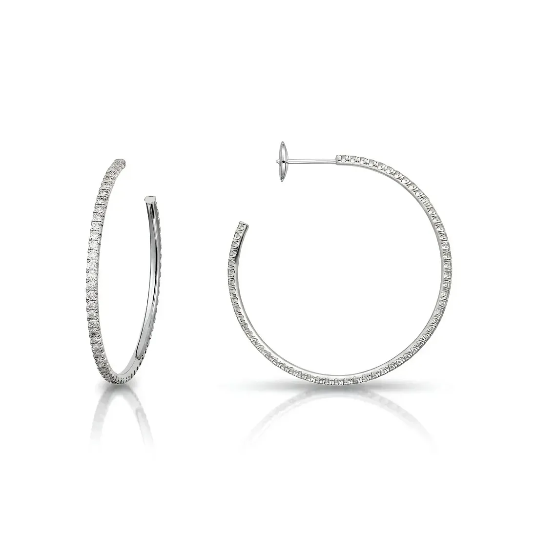 Cartier Серьги Etincelle de hoop earrings, large model, paved - фото 3