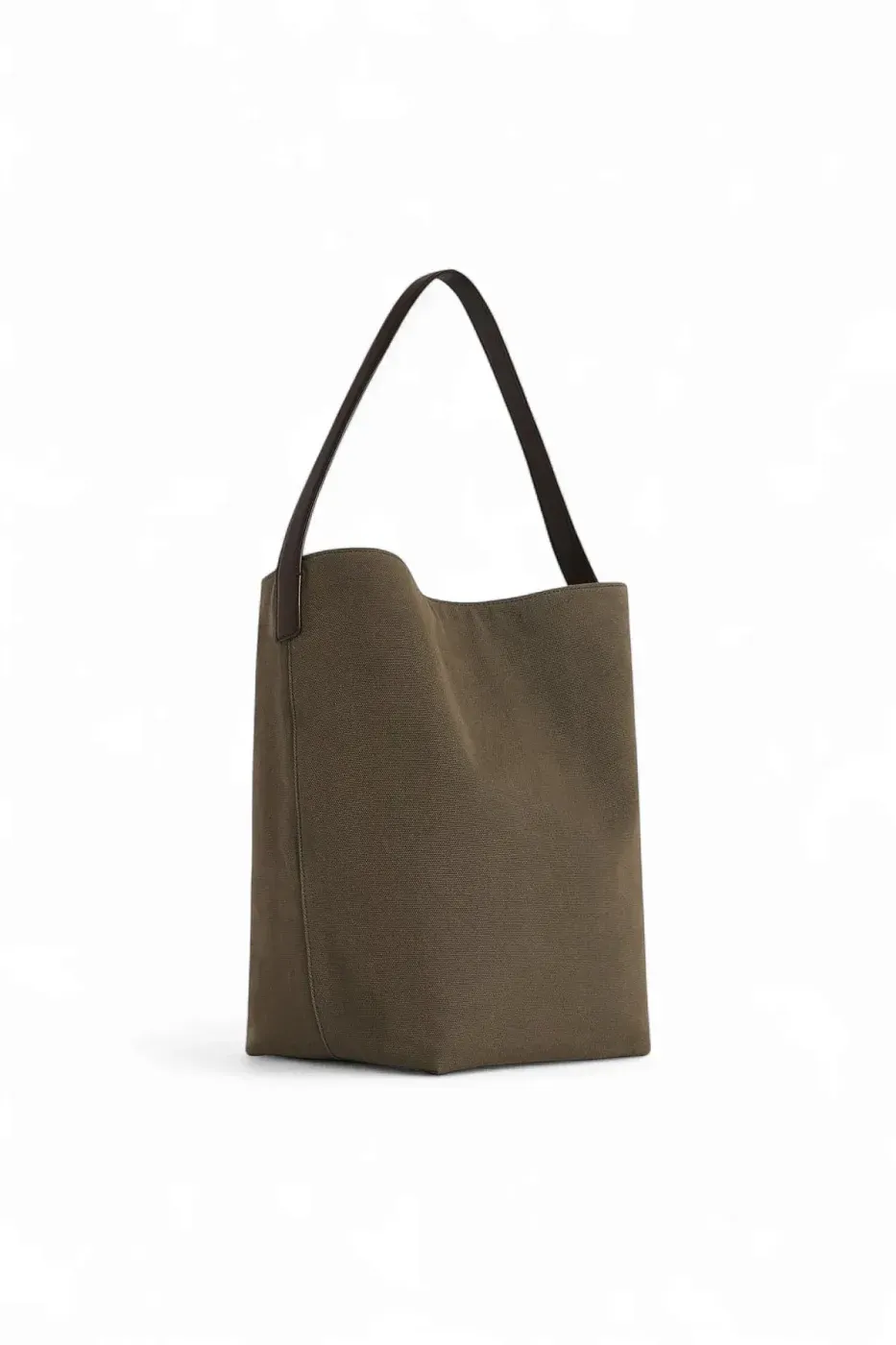 The Row Сумка Medium NS Park Tote Taupe из хлопка - фото 2