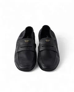 Prada Мокасины Shuffle из антикварной кожи Black - фото 3