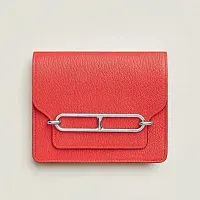 Hermès Кошелек Roulis mini Rose Texas - фото 1