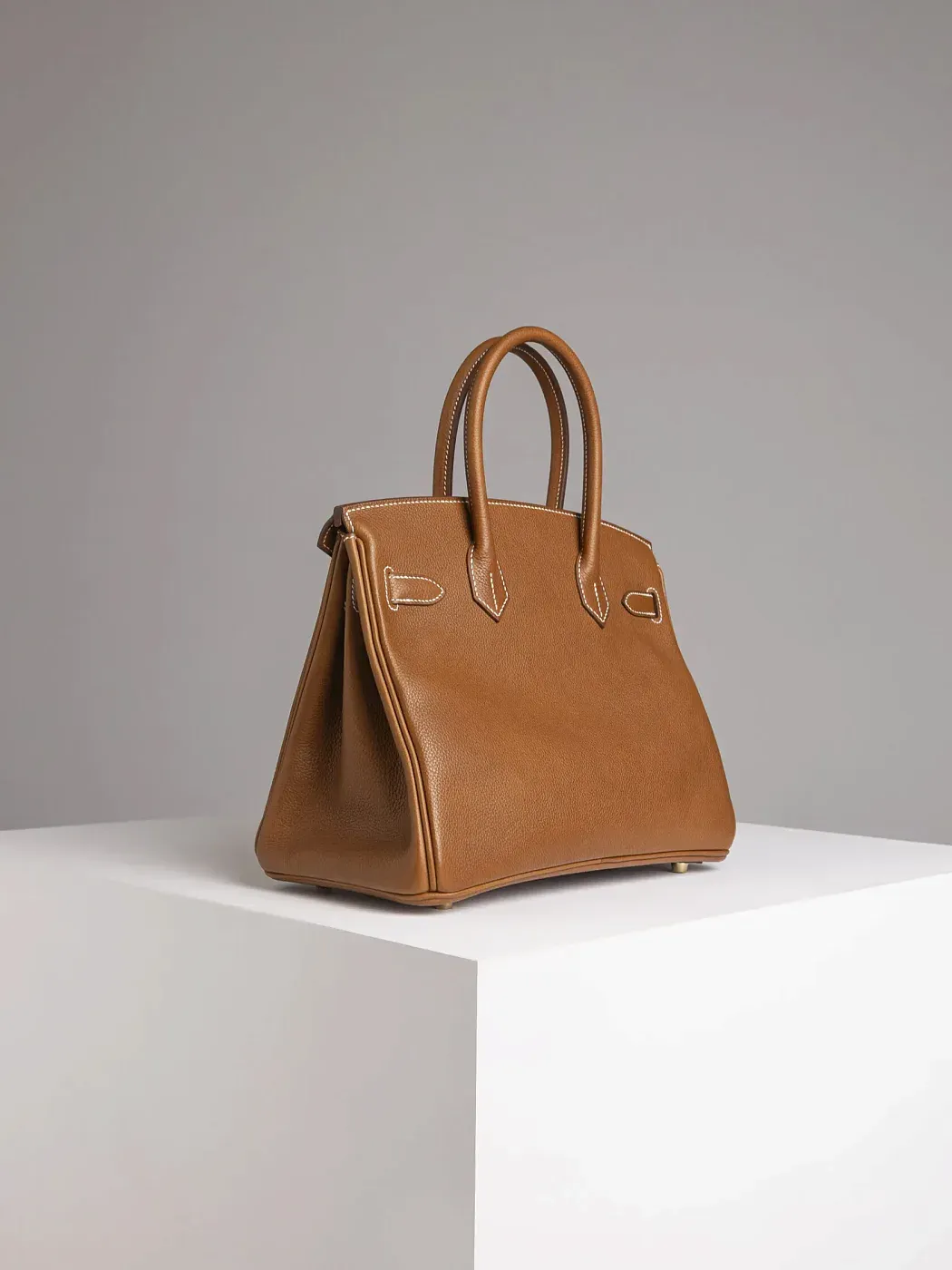Hermès Сумка Birkin 30 Fauve Barenia Faubourg Gold Hardware - фото 8