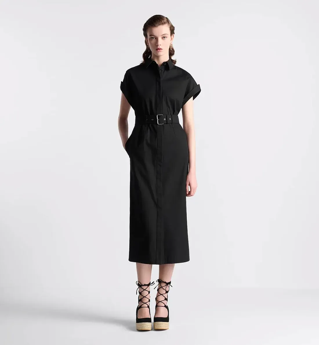 Dior Платье-рубашка миди - фото 2
