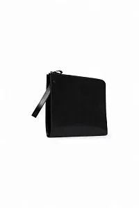 The Row Сумка Large Portfolio Wristlet Black из кожи Black - фото 3