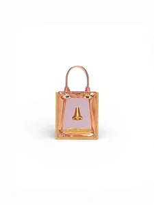 Schiaparelli Сумка Mini Face Pastel Rose - фото 1