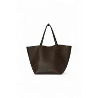 The Row Сумка XL Park Tote Deep Brown из кожи Deep Brown - фото 1
