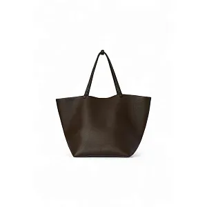 The Row Сумка XL Park Tote Deep Brown из кожи Deep Brown - фото 1