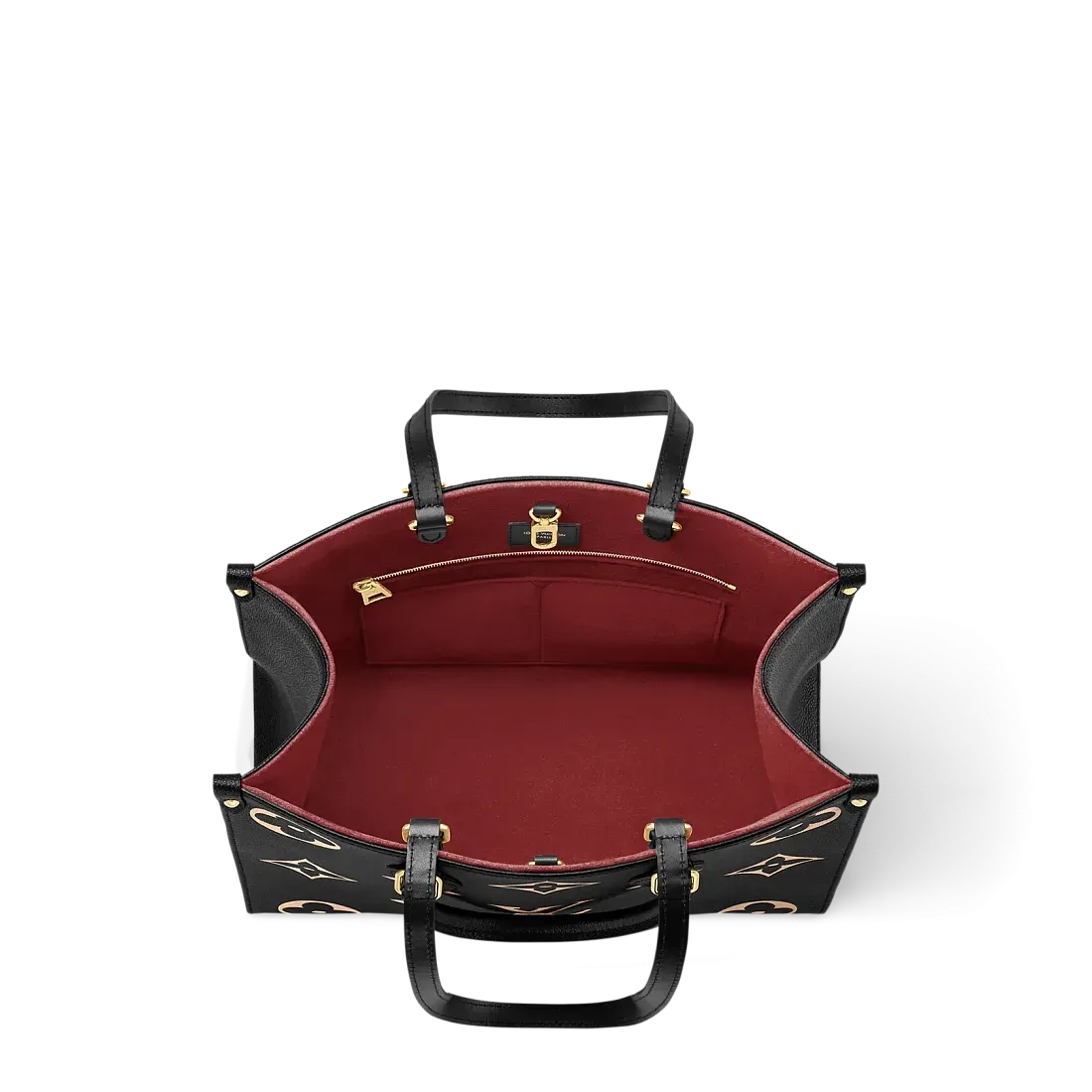 Louis Vuitton Сумка-тоут Cabas Onthego MM Black/Cream - фото 2