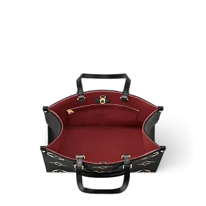 Louis Vuitton Сумка-тоут Cabas Onthego MM Black/Cream - фото 2