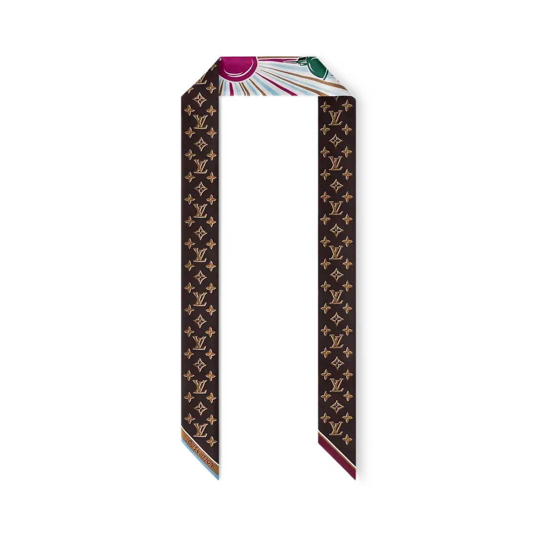 Louis Vuitton Шелковая лента Ride BB Tan - фото 2
