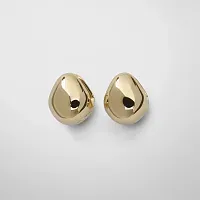 Phoebe Philo Серьги-пусеты Pebble Gold - фото 1