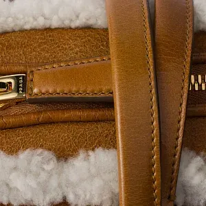 Prada Средняя сумка с двумя ручками из овчины - фото 8