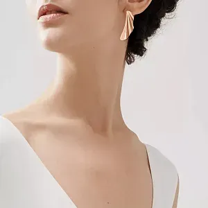 Tiffany & Co. Серьги Elsa Peretti High Tide Earrings Rose Gold - фото 2