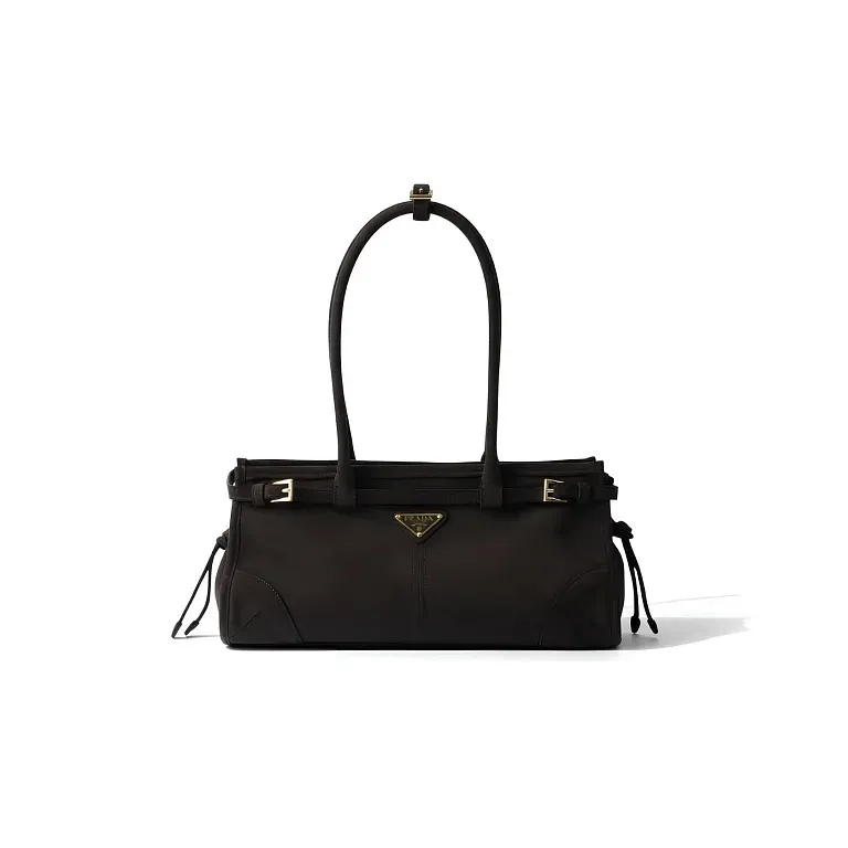 Сумка средняя Bonnie Prada Anthracite Gray - фото 1