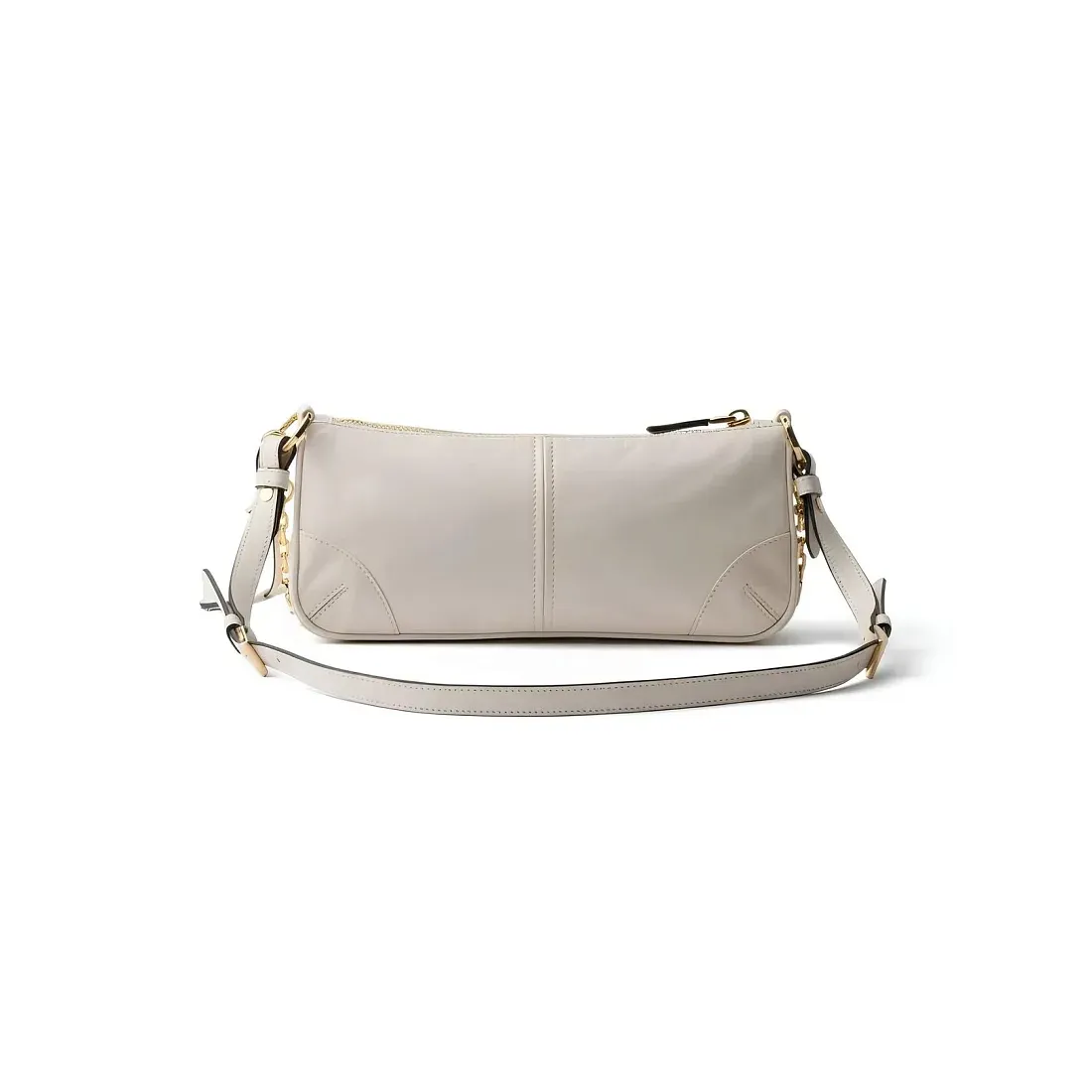 Prada Сумка средняя Re-Edition 2002 White - фото 3