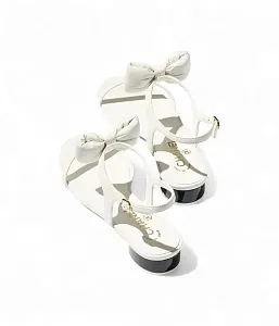 Chanel Кожаные сандалии White - фото 3