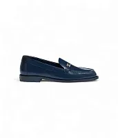 Chanel Кожаные мокасины Navy Blue - фото 1