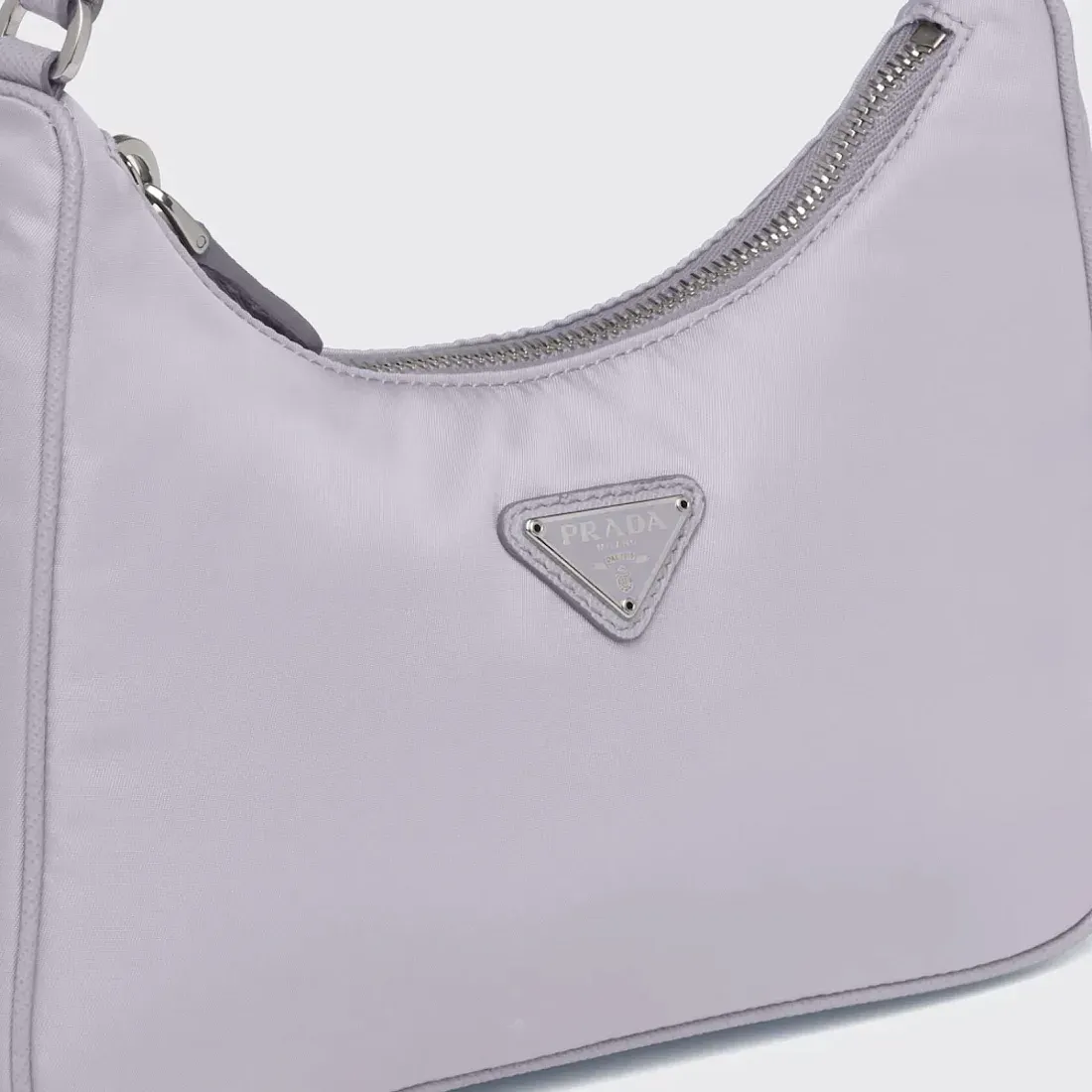 Prada Мини-сумка Re-Edition 2005 из Re-Nylon и сафьяновой кожи Wisteria - фото 4