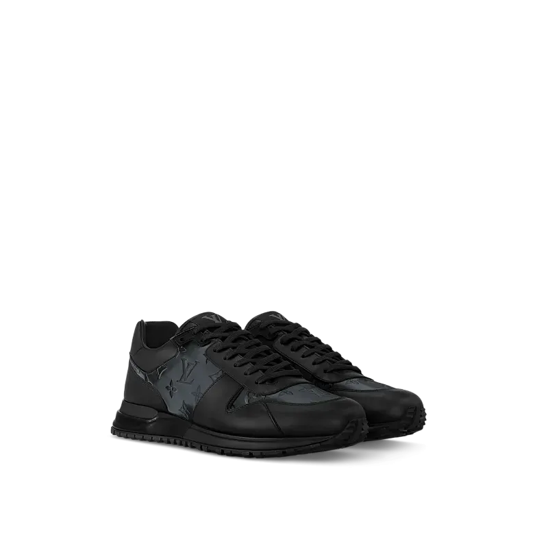 Louis Vuitton Кроссовки Run Away Black - фото 1