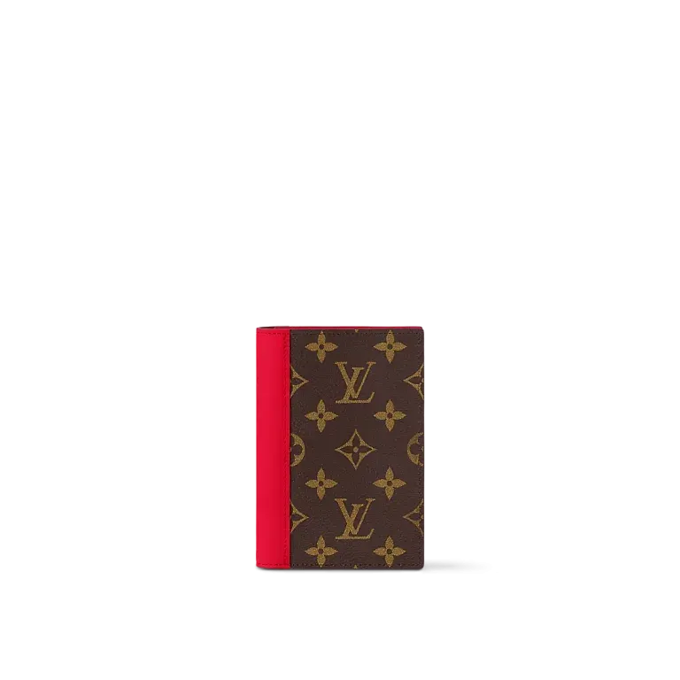 Обложка для паспорта Louis Vuitton Red - фото 1
