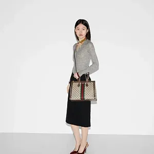 Gucci Сумка с верхней ручкой Ophidia - фото 2