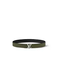 Louis Vuitton Двухсторонний ремень Heritage 35 мм Dark Green - фото 1