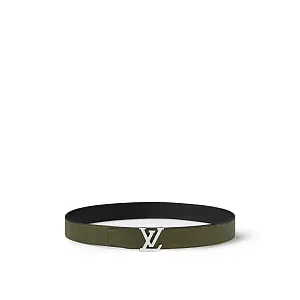 Louis Vuitton Двухсторонний ремень Heritage 35 мм Dark Green - фото 1