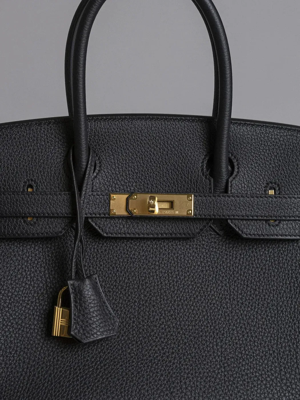 Hermès Cумка Birkin 30 Black Togo Gold Hardware - фото 3