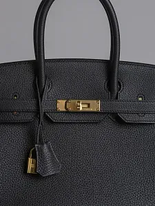 Hermès Cумка Birkin 30 Black Togo Gold Hardware - фото 3