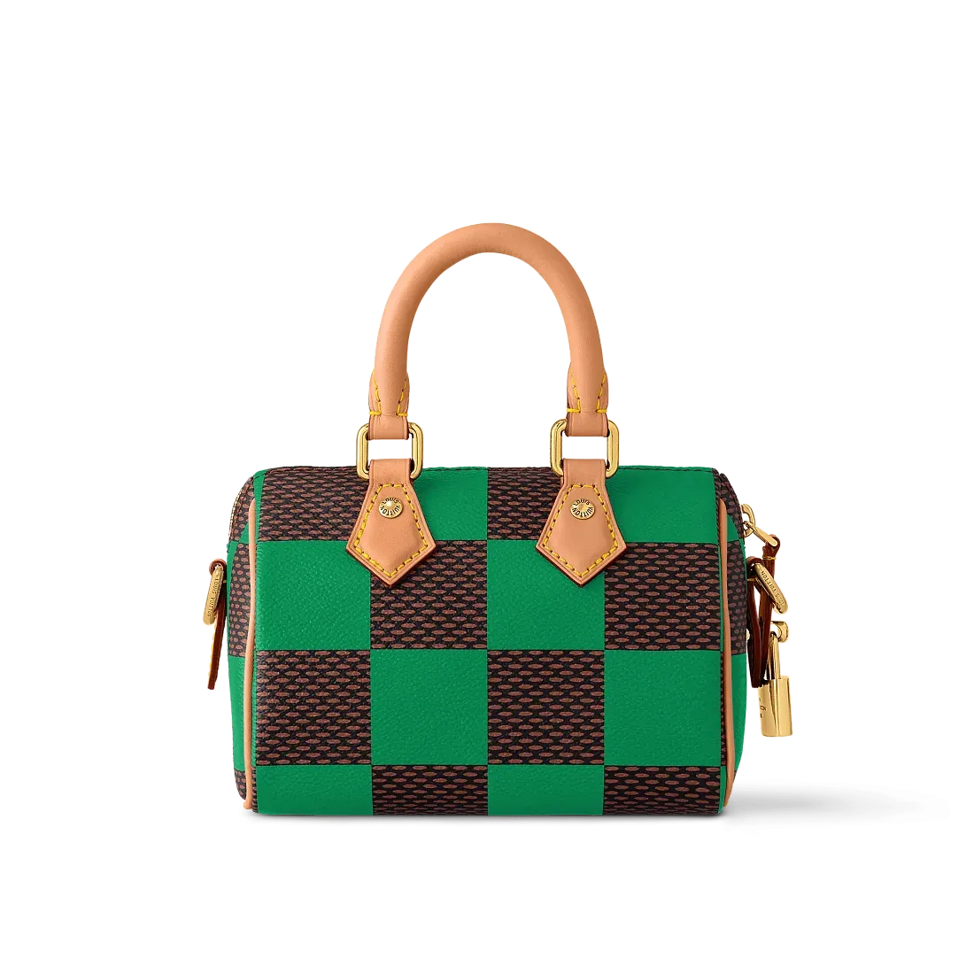 Louis Vuitton Сумка Speedy 18 Damier Pop с плечевым ремнем Green - фото 4