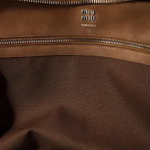 Miu Miu Сумка Suede bag Cocoa Brown - фото 4