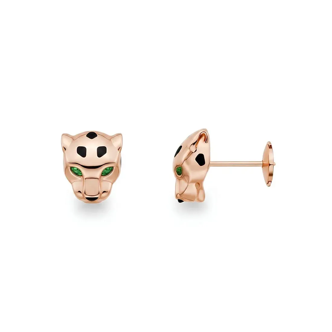 Cartier Серьги Panthere de stud earrings Rose Gold - фото 3