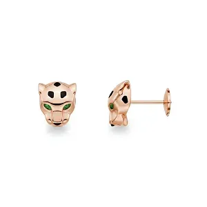 Cartier Серьги Panthere de stud earrings Rose Gold - фото 3