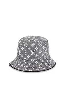 Louis Vuitton Шляпа-бакет Monogram Jacquard Denim - фото 1