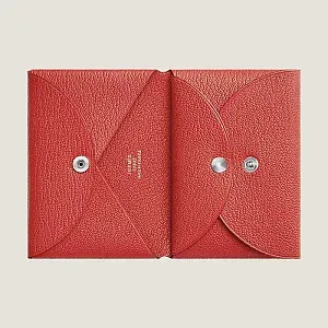 Hermès Кардхолдер Calvi Duo Black - фото 11
