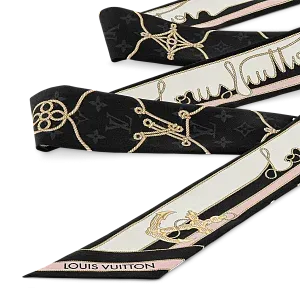Louis Vuitton Шелковая лента Cordage BB Black - фото 3