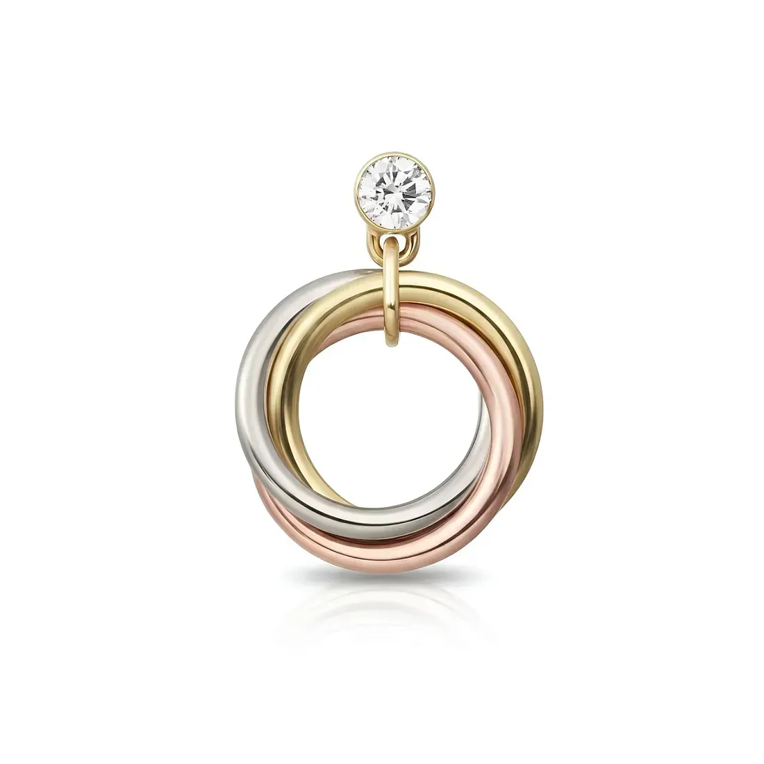 Cartier Серьги Trinity earrings, brilliant-cut diamonds - фото 3