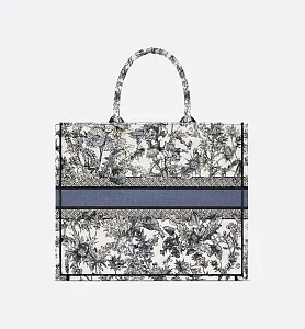 Dior Сумка Book Tote chardons motif большого формата - фото 3