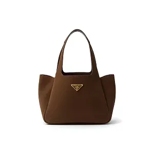 Prada Мини-сумка-шоппер из замши - фото 1