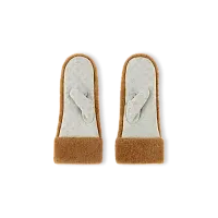 Louis Vuitton Варежки Monogram Shearling Camel - фото 1