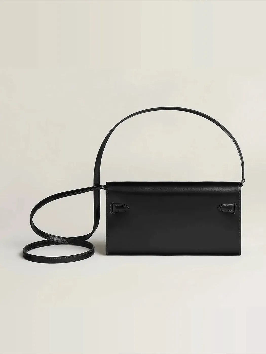 Hermès Кошелек Kelly To Go Noir Box Palladium Hardware - фото 2