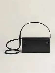 Hermès Кошелек Kelly To Go Noir Box Palladium Hardware - фото 2