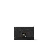 Louis Vuitton Кошелек Capucines Compact Noir Rose - фото 1