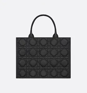Dior Сумка Book Tote ultra-matte black calfskin среднего формата - фото 3