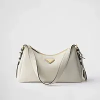 Prada Сумка на плечо Aimee Medium из кожи White - фото 1